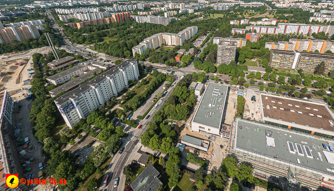 07.06.2023 - Baustelle zur Grundschule am Karl-Marx-Ring in Neuperlach